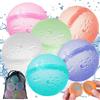 KOIROI 6 Pezzi Gavettoni Riutilizzabili, Palloncini da Acqua Riutilizzabili Riempimento Rapido, Bombe D'acqua Silicone per Bambini, Adulti, Combattimenti in Acqua, Spiaggia, Feste in Piscina, All'aperto