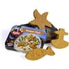 Erzi Iglo 18455 - Pesci croccanti in legno in scatola, per bambini, giochi di ruolo.