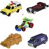 Hot Wheels - Set Premium Disney 100, 5 macchinine premium in scala 1:64 Disney Pixar, con scatola unica da collezione, giocattolo per bambini 3+ anni, HKF06