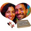 GIFART Puzzle Personalizzato con Scatola - Puzzle Personalizzabile con Foto e Dedica - Idea Regalo Personalizzata - Varie Forme e dimensioni (Cuore, 27,5x38,5cm 232 tasselli piccoli)