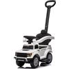 sun baby Macchina cavalcabile con maniglione per bambini da 12 mesi - Ford Raptor - grandi ruote fuoristrada, luci LED, sedile con schienale e vano portaoggetti, fino a 25 kg, bianco