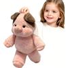 Starnearby Peluche che Corre, Peluche Mucca Highland 45 cm, Giocattolo di Peluche di Cinghiale Selvatico, Zampe Mobili, Adorabile Bambola Antistress, Animali Giocattolo per Bambini, Donne (Maiale multicolore)