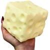 Generico Large Cheese Squishy1 Square, Lovely Unbreakable Giant Cheese Block Squishy1 Fidget Stress Ball, Cute Mochi1 Sensory For Men Women Kids