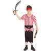 Rubie's Bristol Novelty CC390 Costume da ragazzo pirata, Per bambini, Accessorio a scacchi, Multicolore, età 4-6 anni Halloween