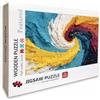 Generic Puzzle Arte con Scatola Colore, Astratto Puzzle Legno 3000 Pezzi Adulti 122x81cm, DIY Classici Gioco, Attività di Intrattenimento ad Alta Difficoltà, Jigsaw Per Tutta La Famiglia, Regalo Donna, N-7058