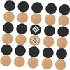 JOINPAYA Set Da 15 Pezzi Del Backgammon e Scacchi in Legno, Accessori Di Ricambio Per Gioco Da Tavolo, Pedine Rotonde Lisce, Per Ragazzo Ragazza e Uso Educativo