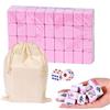 Generico Set da viaggio Mahjong - 144 piastrelle tradizionali cinesi con grande borsa per lo stoccaggio | Game del tavolo resina di melamina durevole per campeggio, picnic e dormitorio | Set di giochi da