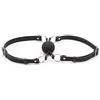 JOEYSUT Black Couple Solid Mouth Ball Double Sex Toy Mouth Flail Forniture per adulti Saliva Ball Training Mouth Plug