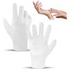 CGBOOM Idratante Silicone Guanti Spa Gel Guanti In Silicone Guanti Da Sonno Riutilizzabile per Femminile Cura delle Mani Riparazione Secco Rifinito Rugoso Morbido Calli (1 Coppia Rosa)