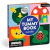 MudPuppy Nature My Tummy Book: High-Contrast Fold-Out Book That Stands for Tummy Time, Baby-Safe Mirror Inside!