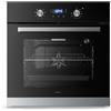 Klarstein Verosteel Forno da incasso da 60 cm - Forno elettrico da 67 L, 8 modalità di cottura, classe energetica A, acciaio inox & vetro, timer, leccarda da forno