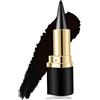 Tsawntd Eyeliner opaco ad asciugatura rapida - Matita per occhi con punta ultra fine da 0, 1 mm per linee precise Formula gel resistente all'acqua e alle sbavature Matita per occhi a lunga durata (Nero, 3 g)