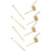 UKCOCO Molla in Acciaio Inox a Forma di V per Forcine Chioma, 4 Pezzi, Resistente e Sicura, per Acconciature Quotidiane e Feste