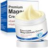 CCKULOOB Crema di magnesio, crema di olio di magnesio per dormire, burro di magnesio per dormire - alleviare dolori articolari e muscolari, integrare l'unguento al magnesio al contenuto di magnesio del corpo,