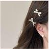 Aneneiceera Vintage Piccolo Metallo Fiocco Capelli Clip Barrette Argento Bowknot Capelli Barrette Morsetto Lucido Bowtie Capelli Pin Clip Accessori Decorativi Per Capelli Per Le Donne 2pcs (argento)