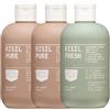 DERMAPLUS RISIL - Detergente intimo - a base di acqua fermentata di riso - 2 flaconi di RISIL PURE con pH 4 per la Donna in età fertile e 1 flacone di RISIL FRESH con pH 5 per l'Uomo - 3x300 ml