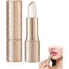 YIMVUNZ 2 Pezzi Rossetto Cambia Colore con pH, Balsamo Labbra Idratante con Foglia d'Oro, Rossetto Adattivo al pH Lunga Tenuta, Effetto Naturale e Lucido, Confezione Oro Elegante per Donna