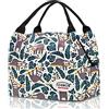 Aosbos Borsa Termica Porta Pranzo Portatile Contenitore Termico per Alimenti Manutenzione di Freddo e Caldo per Uomo/Donna/Bambino Borsa Frigo Pranzo Ufficio Scuola, Bradipo Foglia Verde