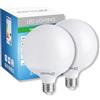 Sigmaled lighting - 2x Lampadina LED Globo G120 E27 20W 2200 lm, Bianco Naturale 4000K, CRI>80, Equivalente 170W, Ø120 mm, Risparmio Energetico, Non Dimmerabile