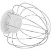 TOMETURE Frusta elettrica in acciaio inox da 6 litri per planetaria, ideale per uova, panna e glasse - Ricambio per impastatrice