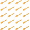 EUGENEKELLY 20 Pezzi Mini Cucchiai Legno,Cucchiaini per Sale con Manico Corto, Mini Cucchiai di Legno Fatti a Mano per Spezie, Condimenti, Zucchero, Miele, caffè