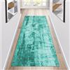 Siunwdiy Tappeto da Cucina Passatoia Antiscivolo Lavabile,Tappeto Cucina Antiscivolo Turchese Tappeto Cucina Stretto e Lungo Tappeto Corridoio Runner Per Casa Cucina ,Camera da Letto,Turquoise,40x280cm