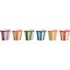 Zafferano Lido RIGHE Tazza Piccola Colori Assortiti Ceramica Ø.64x61mm. Cl. 7 Fatto a mano
