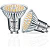 WSMCN Lampadine LED GU10 10W (Equivalenti a 140W) Bianca Calda 3000K Faretti PAR16 230V 1050lm Nessun Sfarfallio, Non Dimmerabili, Lampada a Risparmio Energetico, Illuminazione per Casa, Ufficio, 2 pz