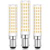 TRIJZHOU Lampadina LED B15D, dimmerabile, 7 W, ricambio per Osram Halolux Ceram, 70 W, 75 W, B15D, 800 lumen, luce bianca calda, 3000 K, AC 220 - 240 V, doppio contatto B15D, set da 3