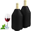 CARANNACLTD 2 Pezzi Borsa Raffredda Bottiglie Vino Spumante Champagne, Refrigeratore Bottiglie, Sacco Termico per Vini, Congelatore per Vini, Manicotto Refrigerante per Bevande Birra Vino Viaggio Feste