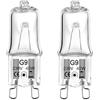 ShuoHui Lampadina alogena G9, 40 W, 230 V, per forno e microonde, 300 °C, resistente al calore (2)