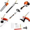 Generico Decespugliatore a Scoppio Multifunzione 4 in 1 con Tagliaerba, Motosega Tagliasiepi, Potatore Tagliabordi con Motore da 52cc 2 Tempi, Ideale per Giardinaggio e Potatura GO LOGISTIC SRL