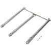 Lagomloot Griglia di ricambio in acciaio inossidabile 304 per Weber per Spirit 300 Series E-310 E-320 E-330 e GS4 per Spirit II, modelli di controllo frontale 2013-attuale, include tubo crossover, argento