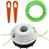Chuancheng 4008 710 2102 Testina decespugliatore con 15 metri Trimmer Line Parte di ricambio per Stihl FSA45 Poly PolyCut 2-2 decespugliatore, lame in plastica