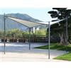 PAPILLON Gazebo a Vela 3.5x3.5mt in Acciaio - Telo Impermeabile