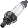 POPPSTAR Filtro dell'Acqua 3/4 per Tubo da Giardino/idropulitrice, con Adattatore