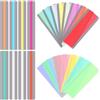 HJZHII Set di 24 righelli di lettura colorati, strisce di lettura per disastenia, righello di sovrapposizione, segnalibri, segnalibri, segnalibri, strisce di lettura guidate per disastenia