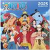 Grupo Erik: Calendario One Piece 2025 da Muro, 12 mesi in spagnolo e portoghese, 30x30cm FSC + Poster in Regalo, Calendario 2025 da parete, Calendario Anime 2025
