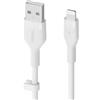 Belkin BOOST CHARGE - Cavo Lightning - da USB maschio a Lightning maschio - 2 m - bianco - per Apple iPad/iPhone/iPod (Lightning)