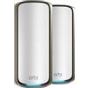 NETGEAR Orbi 970 Series RBE972S - Sistema WLAN - (router, extender) - fino a 500 m² - rete 10GbE, 2,5GbE, Wi-Fi 7 quad-band