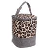 equlup Borsa Termica Per Biberon da 3 Litri, Borsa Termica Per Latte Materno, Borsa Termica Per Scaldalatte Materno con Maniglia Per L'asilo Nido della Mamma Che Allatta(Leopardato)