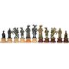 Italfama Pezzi Di Scacchi Metal Wood Landsknecht, Oro Argento, Re 10.6cm