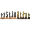 Italfama Pezzi Di Scacchi Mary Stuart Metallo Legno Oro Argento Re 11cm
