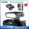 SmallRig RS20 Mini Flash per Fotocamera Sony e Canon GN12 Speedlight con Schermo OLED, 500 Flash a Piena Potenza/1.8s Ricarica Rapida