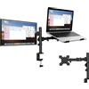 HGTUGO Supporto per Monitor in Acciaio Laminato a Freddo con Braccio Regolabile per Schermi da 13-27 Pollici, Capacità 8kg, per Ufficio e Gaming