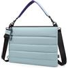 HYZUO 13,3-14 Pollici Custodia per Laptop per MacBook Pro 14 M5-M1 A3426 A3427, MacBook Pro/Air 13, 13 13,3 Dell/HP/Lenovo/Asus Notebook, Borsa a Tracolla Donna Lavoro Quotidiano Mano, Blu Cenere