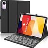 IVEOPPE Tastiera per Xiaomi Redmi SE, Redmi Pad SE Cover con Tastiera, Custodia Tastiera Italiano Retroilluminata Bluetooth Magnetica Staccabile per Xiaomi Redmi Pad SE 11 pollici 2023, Nero
