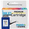 Mondo Stampa 1 Cartuccia d'Inchiostro Tricromia Alta Capacità compatibile con HP 22XL Deskjet F380, 4180, D1455, 2460, 2430, 3930v, 3940v, PSC 1410v, Fax, Officejet 4315, J3680