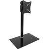 BAZEITFLOW Supporto da Scrivania per Monitor con Altezza e Angolo Base Solida per Schermi Curvi e Piani Montaggio Facile per Ufficio e Casa