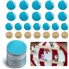 FFTANXS 150 pcs Piastrine metalliche per figure Tonie,Placche Metalliche Adesive,Piastre in metallo autoadesive,Placche metalliche adesive per cellulare,Piastra metallo per supporto magnetico da auto